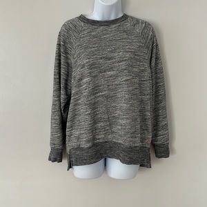 Victorias Secret PINK sweatshirt oversized XS gray worn once. Like new.